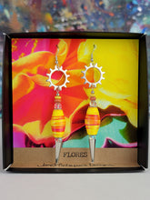 Flores 1 Art Earrings