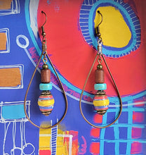 Music Appreciation Class With a Side of Waffles Art Earrings