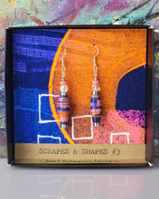 Scrapes & Shapes #3 Art Earrings