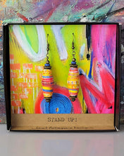Stand Up! Art Earrings 1