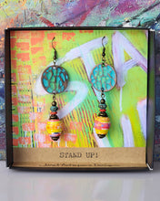 Stand Up! Art Earrings 2