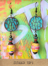Stand Up! Art Earrings 2