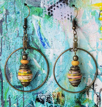 Kk v. Kk #3 Art Earrings