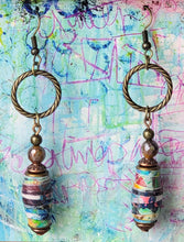Kk v. Kk #2 Art Earrings
