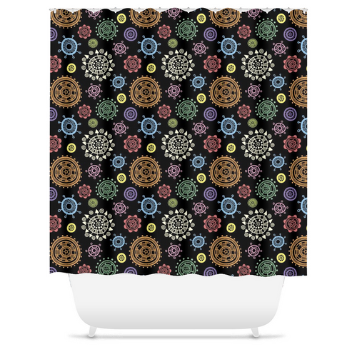 Gears and Cogs Shower Curtain