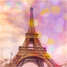 Eiffel Tower Sunset Art Print