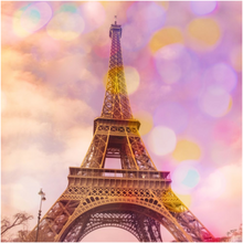 Eiffel Tower Sunset Art Print