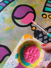 Frosted Plums Original Canvas