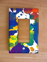 Rainbow Splash Wall Plates