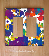 Rainbow Splash Wall Plates