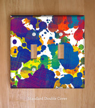 Rainbow Splash Wall Plates