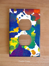 Rainbow Splash Wall Plates