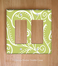 Silent Era Avocado Green Wall Plates