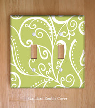 Silent Era Avocado Green Wall Plates