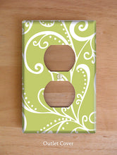 Silent Era Avocado Green Wall Plates