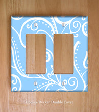 Silent Era Baby Blue Wall Plates