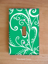 Silent Era Green Wall Plates