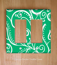 Silent Era Green Wall Plates