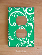 Silent Era Green Wall Plates