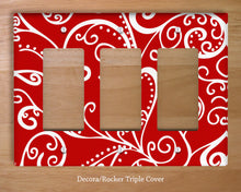 Silent Era Red Wall Plates