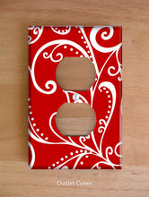 Silent Era Red Wall Plates