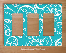 Silent Era Turquoise Wall Plates