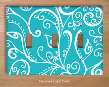 Silent Era Turquoise Wall Plates