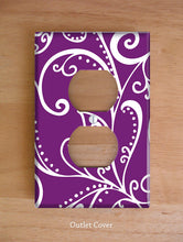 Silent Era Violet Wall Plates