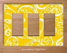 Silent Era Yellow Wall Plates