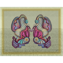 Mermaid Seashells Art Print