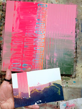 Big Pink 3 Art Earrings