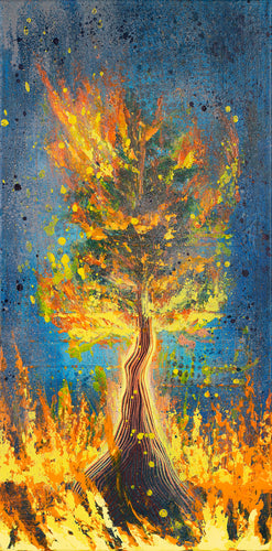 One Lost Ember Original Canvas