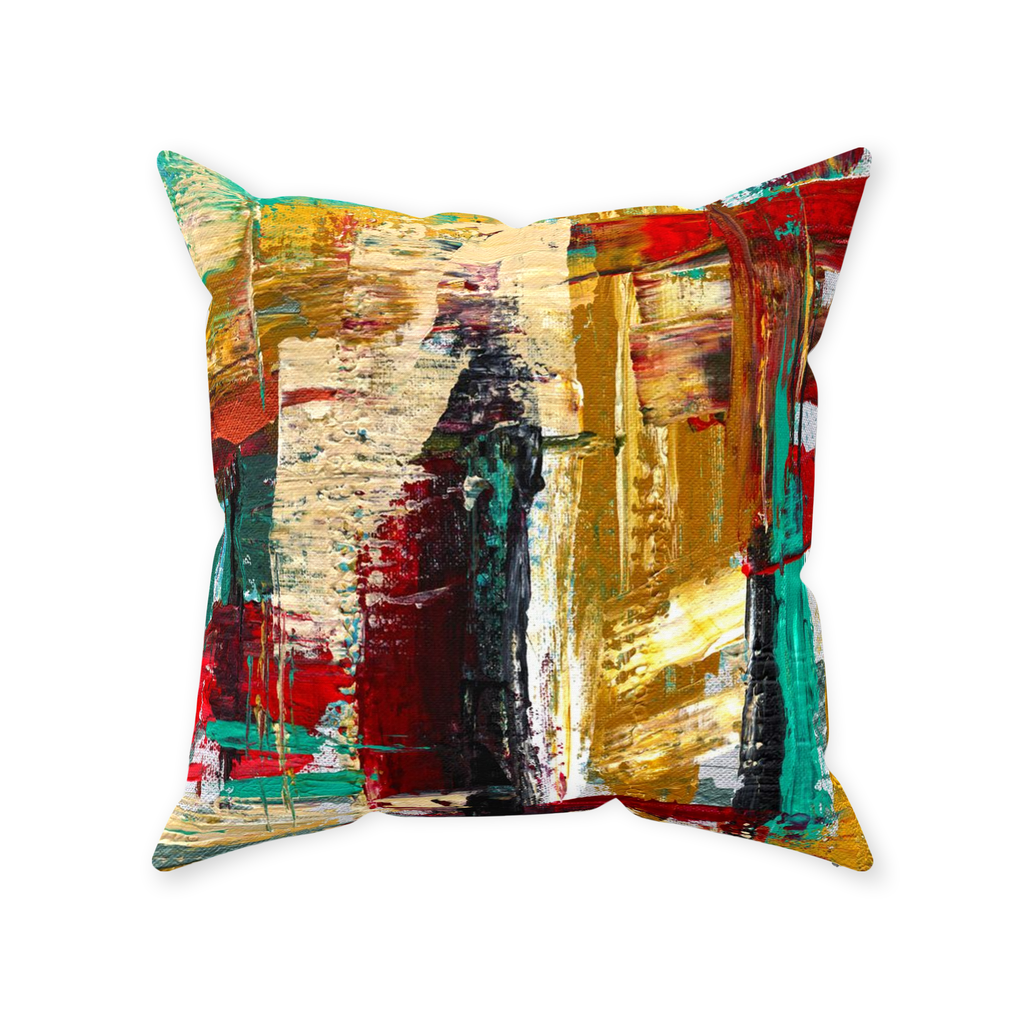 San Francisco Street Throw Pillow