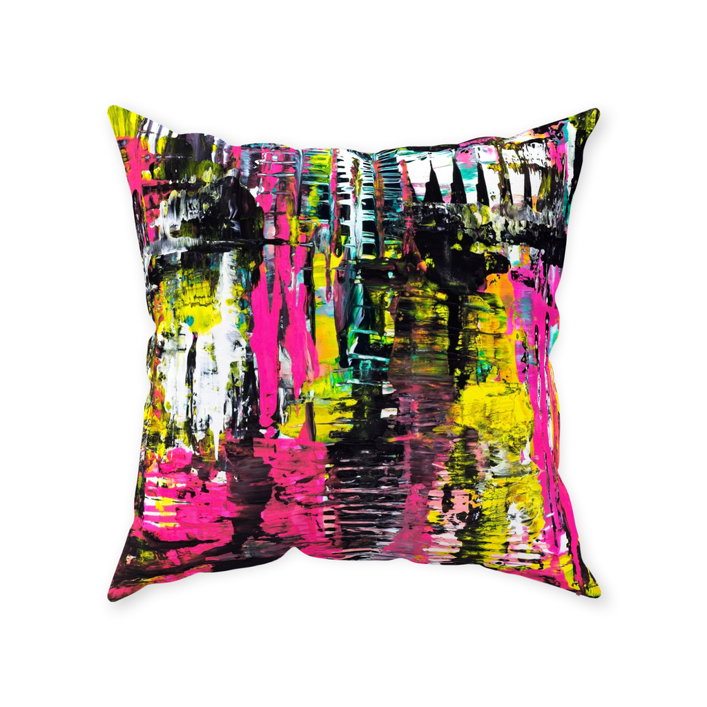 High Voltage Throw Pillow