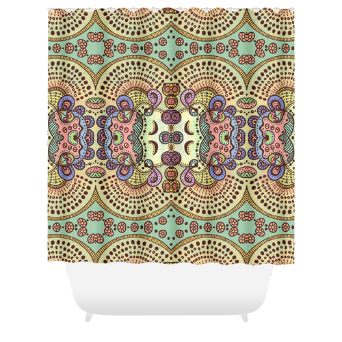 Spring Pastels Shower Curtain