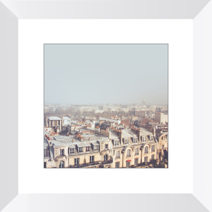 Paris Morning Rooftops Framed Art Print
