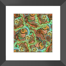 Cornucopia Pattern Framed Art Print