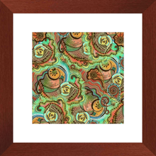 Cornucopia Pattern Framed Art Print