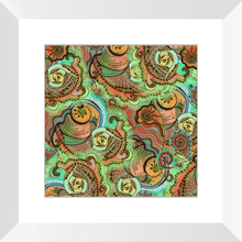 Cornucopia Pattern Framed Art Print