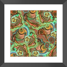 Cornucopia Pattern Framed Art Print