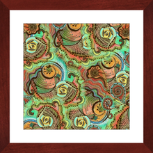 Cornucopia Pattern Framed Art Print