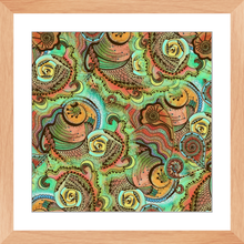 Cornucopia Pattern Framed Art Print