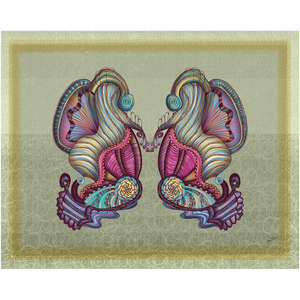 Mermaid Seashells Art Print