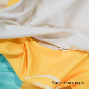 Wired Flower Pattern Duvet Cover