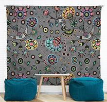 Funky Bloom Wall Tapesty
