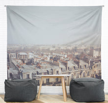 Paris Morning Rooftops Wall Tapestry