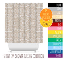 Silent Era Shower Curtains 70x70