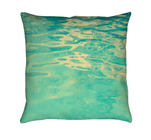 Summer Waters Throw Pillow