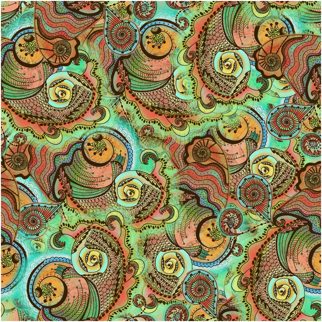 Cornucopia Pattern Art Print – Janet Antepara Designs