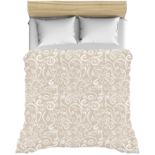 Silent Era, Sand Duvet Cover